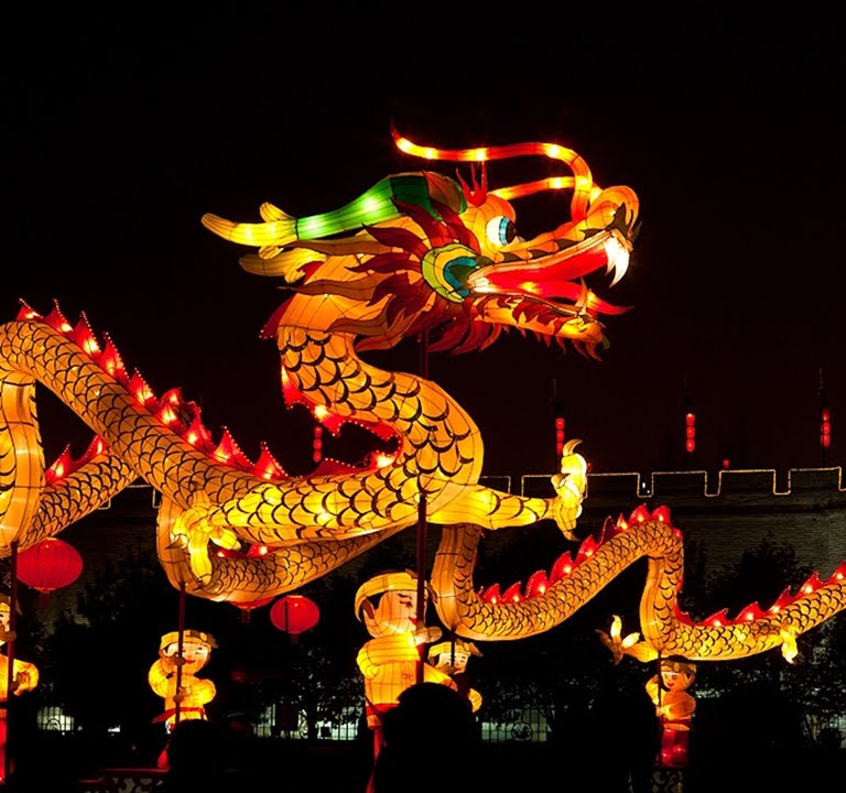 large dragon for chinese new year