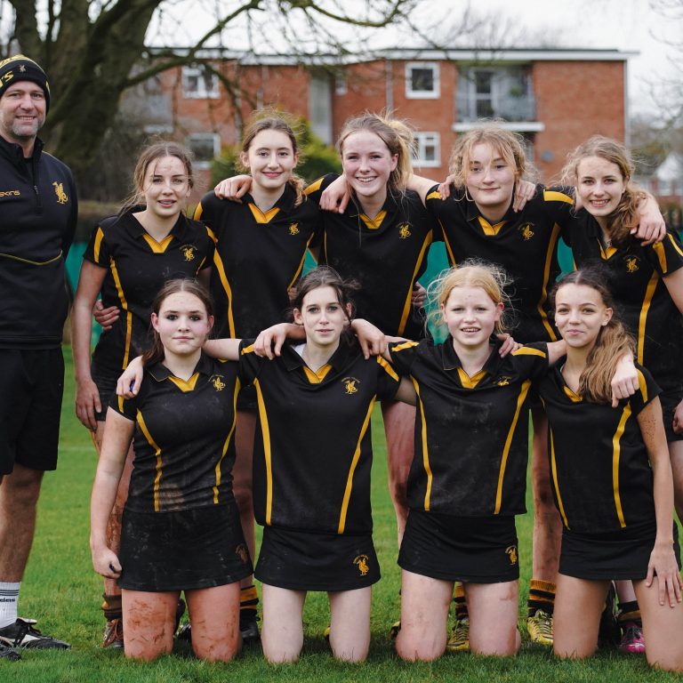 The girls rugby team