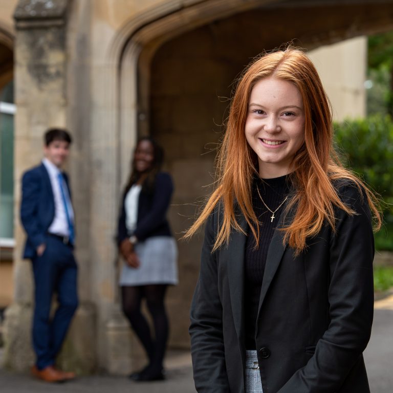 smiling student