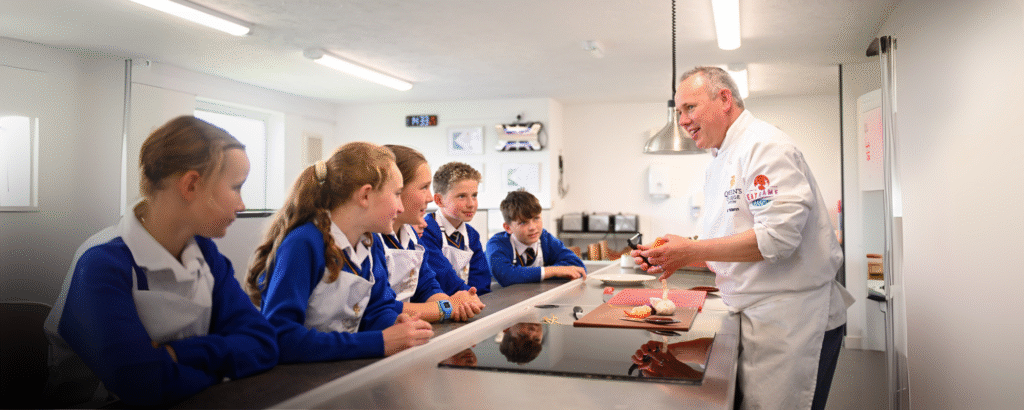 Queen's College Prep pupils in a Food Technology lesson