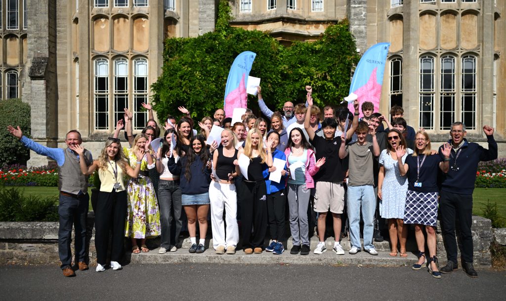 Queen's College Taunton GCSE Results Day