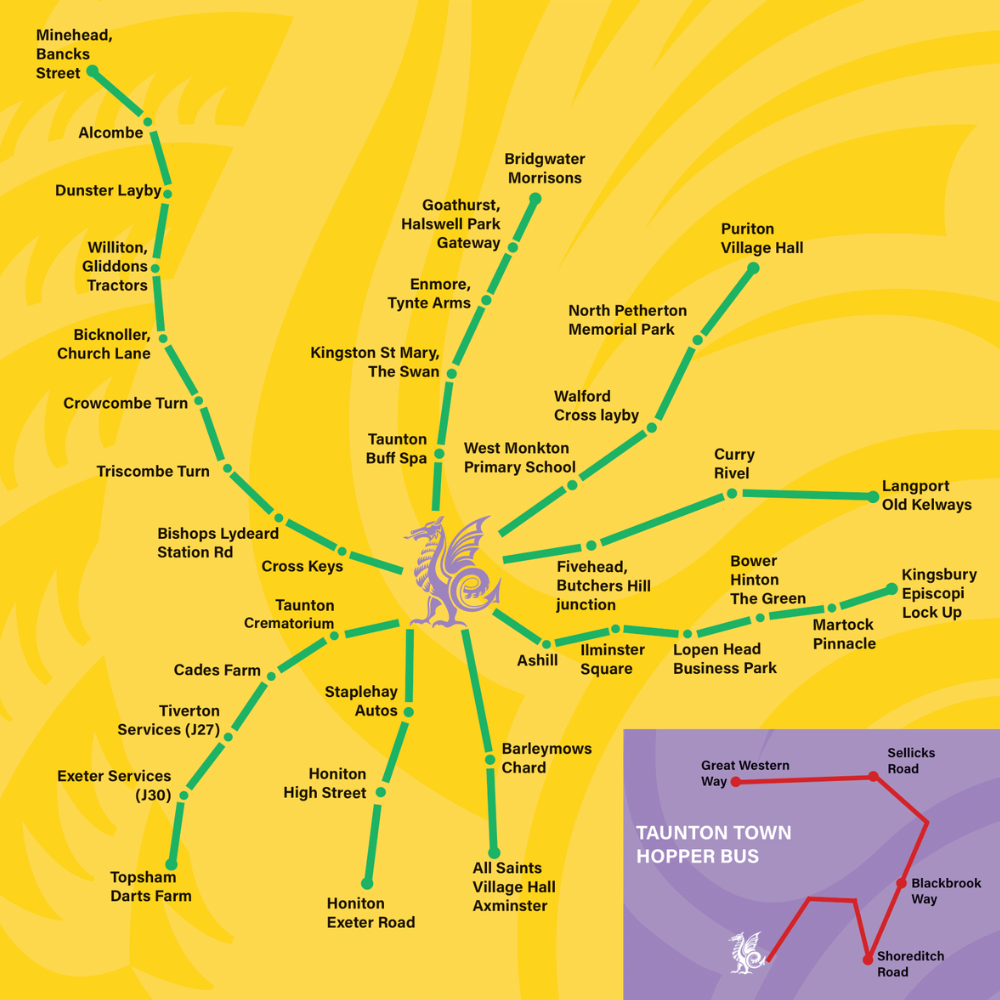 Queen's College Taunton School Buses Routes