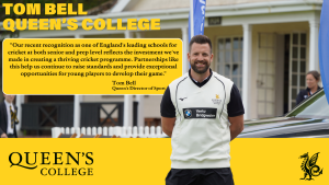 "Our recent recognition as one of England's leading schools for cricket at both senior and prep level reflects the investment we've made in creating a thriving cricket programme. Partnerships like this help us continue to raise standards and provide exceptional opportunities for young players to develop their game."