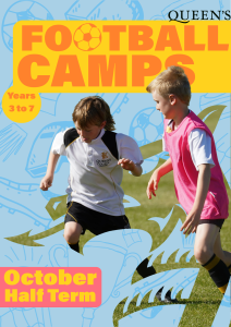 Football Camp Graphic | October Half-Term Camps